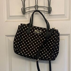 Kate Spade polka dot nylon purse